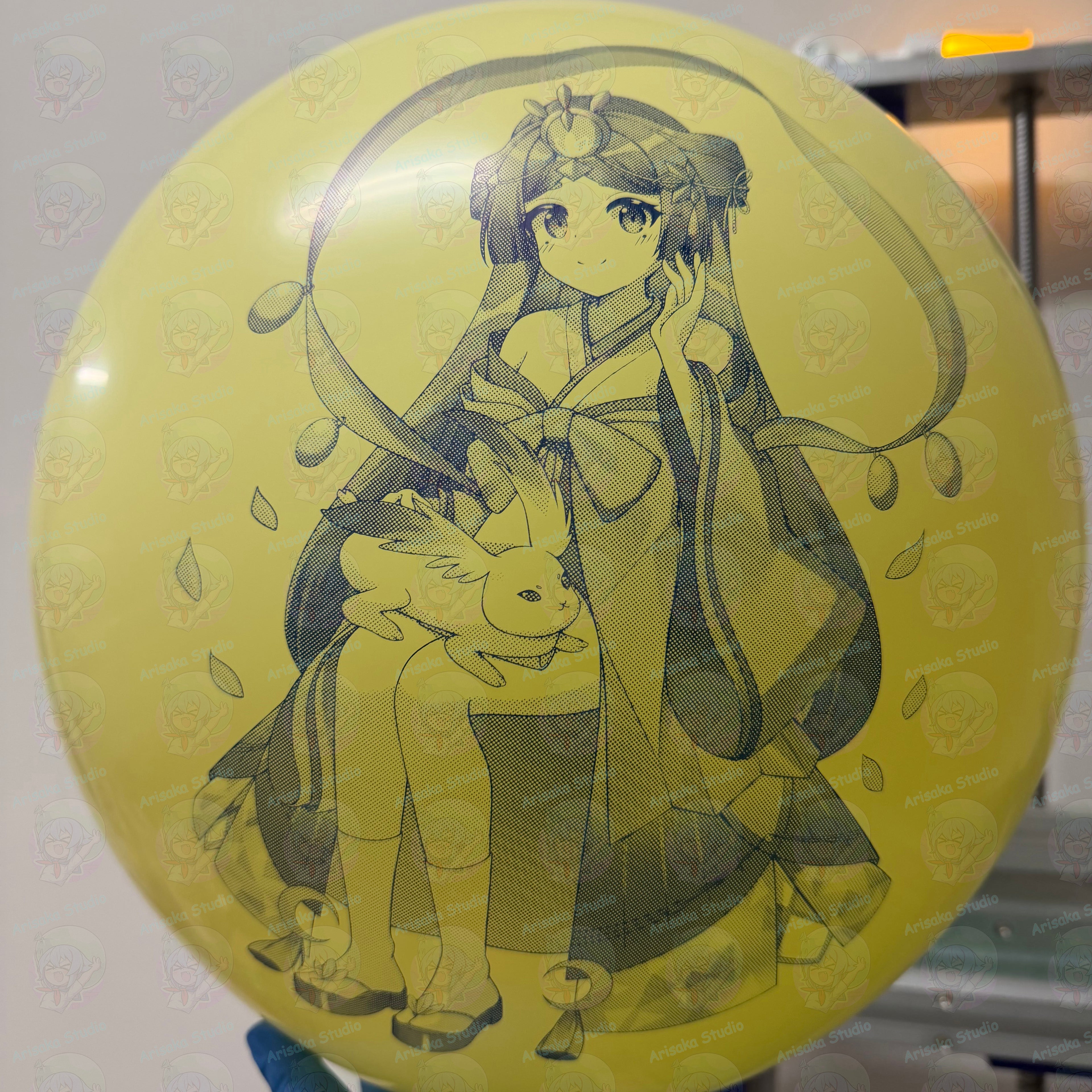 AX-53 Anime Printed Latex Balloons – Assorted Colors & Types | Arisaka Studio
