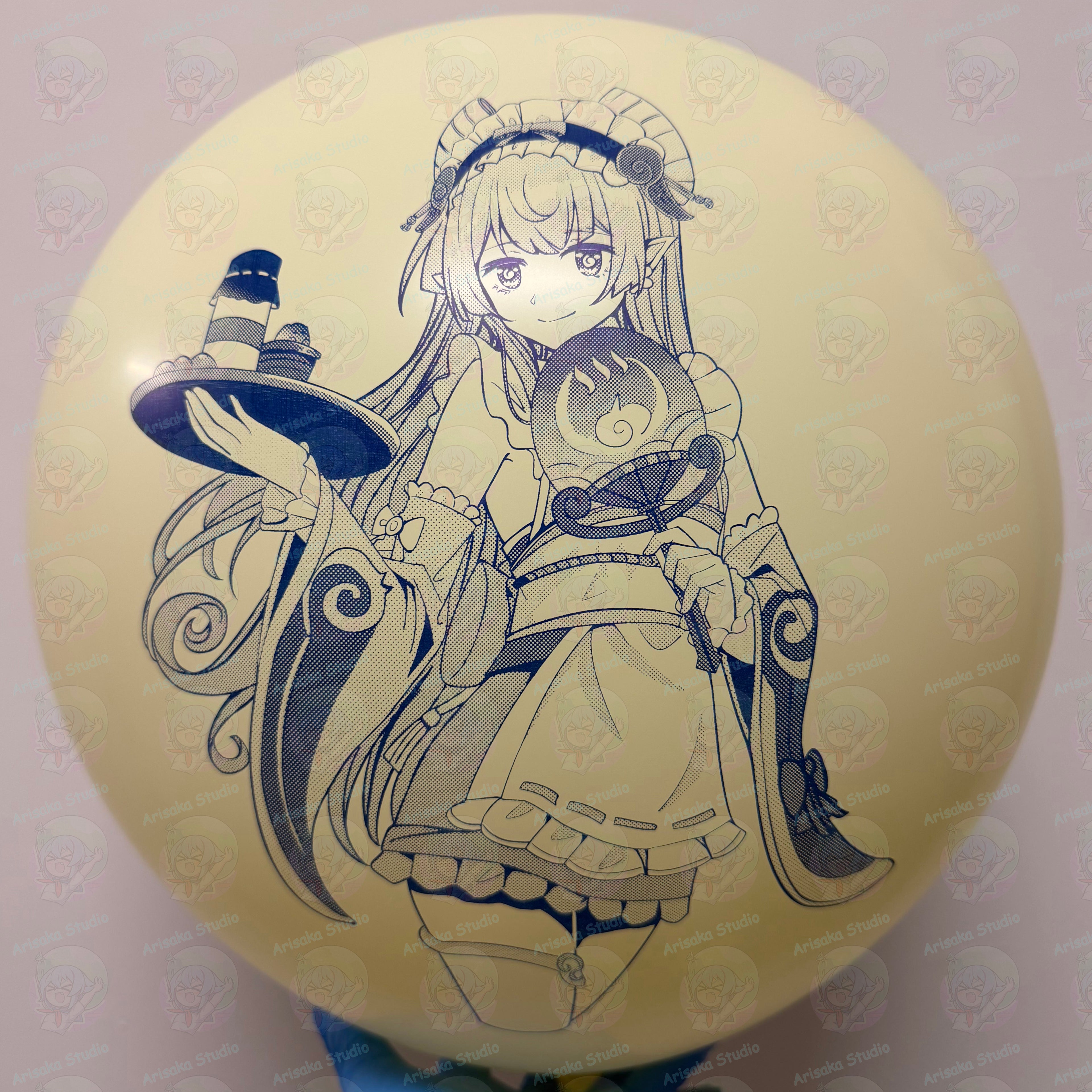 AX-59 Anime Printed Latex Balloons – Assorted Colors & Types | Arisaka Studio