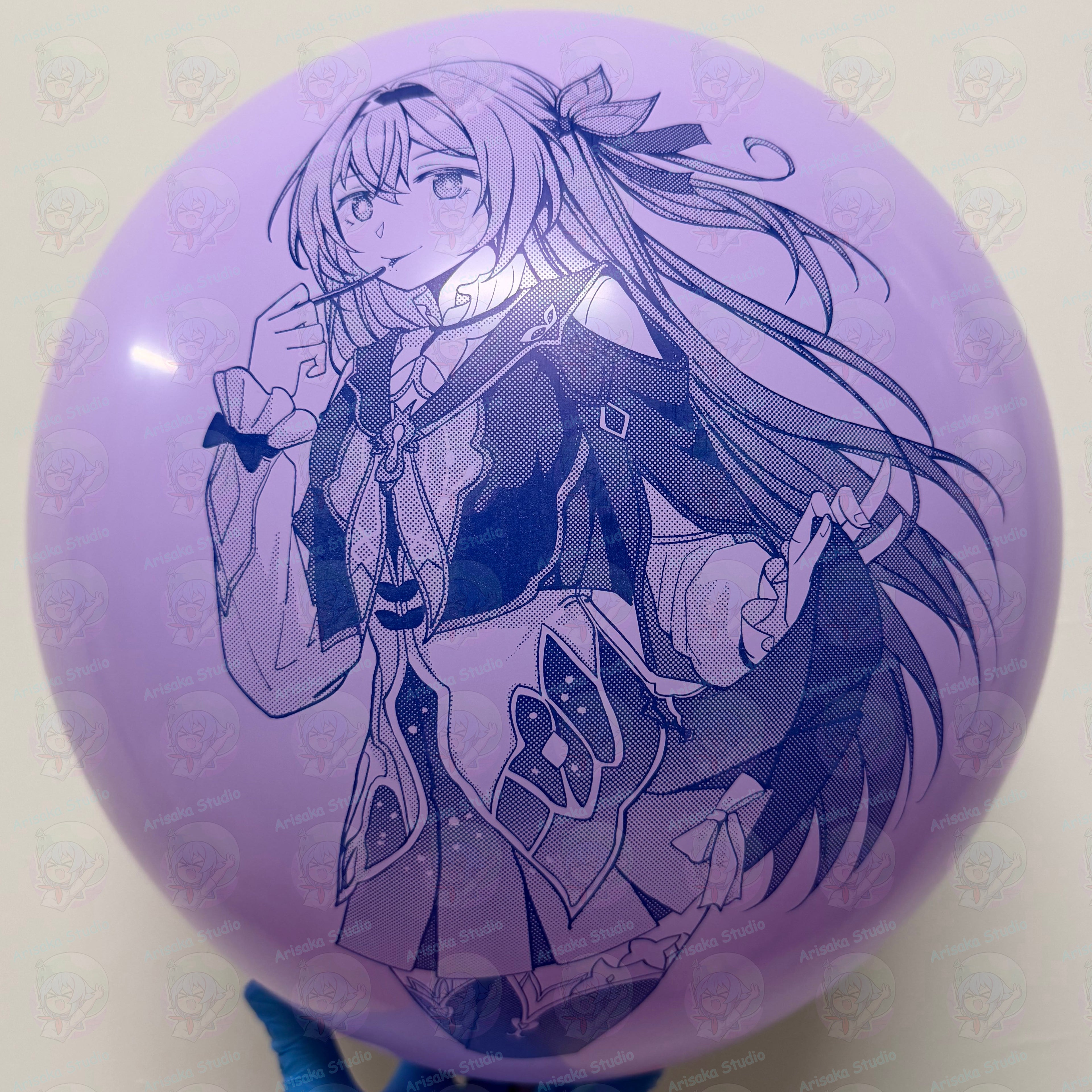 AX-61 Anime Printed Latex Balloons – Assorted Colors & Types | Arisaka Studio