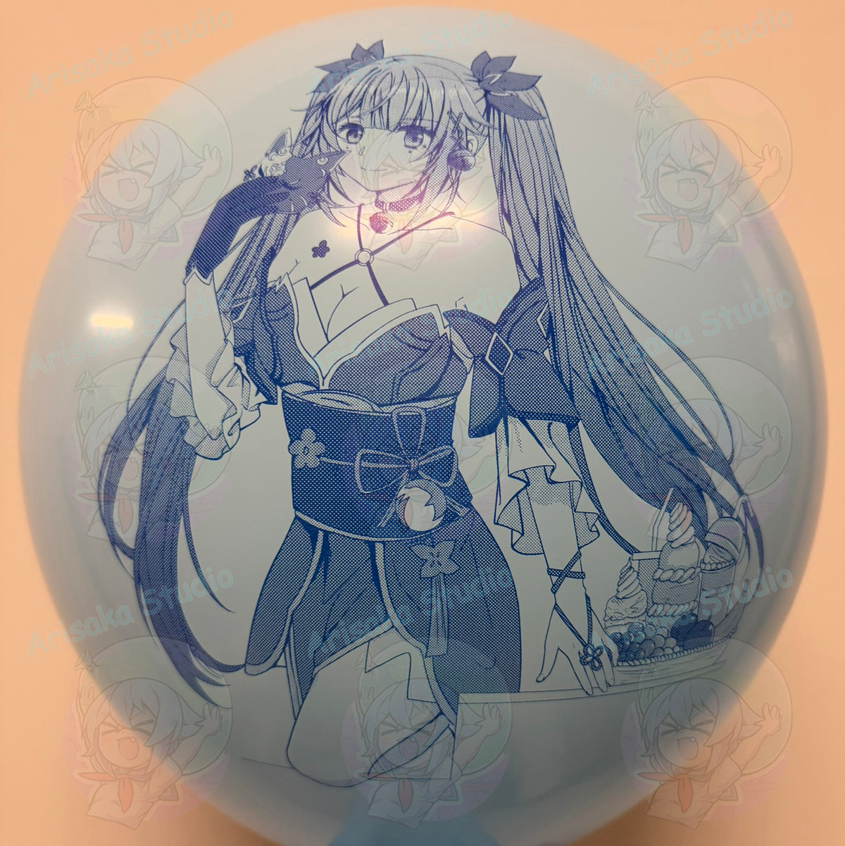 AX-51 Anime Printed Latex Balloons – Assorted Colors & Types | Arisaka Studio